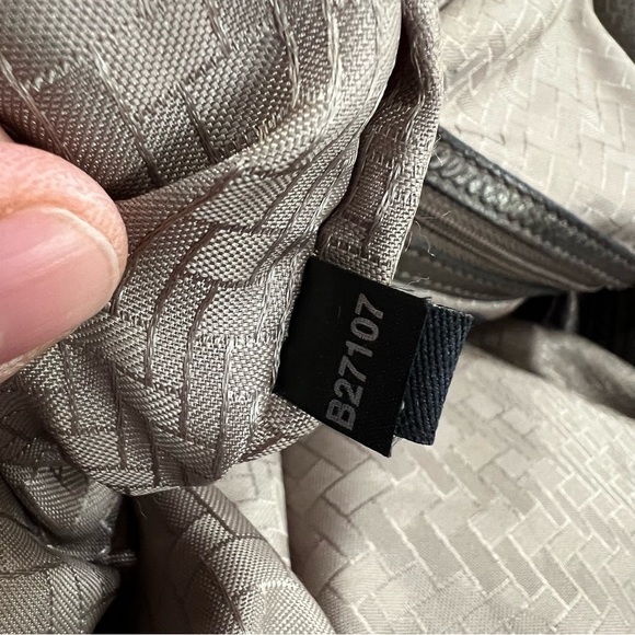 Cole Haan Womens Metallic Brown Leather Tassel Drawstring Satchel Handbag Bronze - Picture 10 of 16